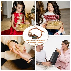 4шт нейлоновый плетеный браслет&nbsp;BJEW-SZ0002-48B