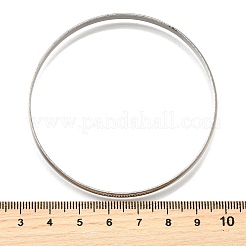 Простые браслеты из нержавеющей стали 304 для женщин&nbsp;BJEW-V004-02A-P