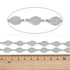 Цепи из нержавеющей стали 304 с клубничным плетением&nbsp;CHS-K023-04P