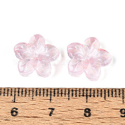 Выпечка расписные прозрачные стеклянные бусины&nbsp;DGLA-N014-08A-03