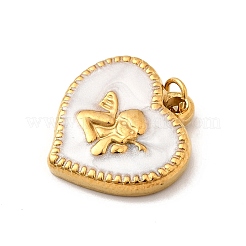 Подвески из нержавеющей стали 304 с эмалью&nbsp;STAS-B093-05G-01