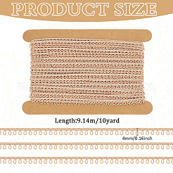 10 ярд полиэстеровой кружевной отделки пико&nbsp;SENE-WH0003-42A