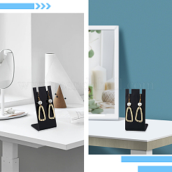 10 шт. акриловые подставки для сережек в форме буквы L&nbsp;ODIS-SC0001-07