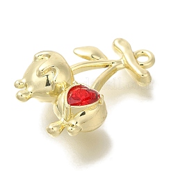 Подвески из сплава со стразами&nbsp;ENAM-B025-03G-04