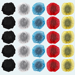 50 пара одноразовых чехлов для микрофона из нетканого материала 5 цветов&nbsp;AJEW-CN0004-87C