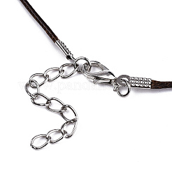 Воском хлопка ожерелье шнура материалы&nbsp;LS-MAK-S034-005