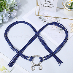 Полиэстеровые цепные ремни для женщин дамское платье&nbsp;AJEW-WH20018-51D