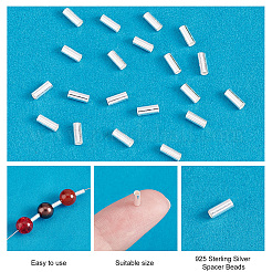 20 шт. 925 бусины-разделители из стерлингового серебра&nbsp;FIND-PH0006-98