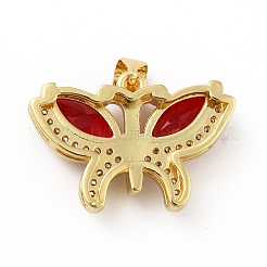 Латунные микро проложить кубического циркония подвески&nbsp;KK-B059-34G-B