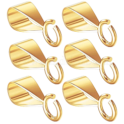 6 шт. 925 серебряные трубчатые дужки&nbsp;STER-SC0001-64G