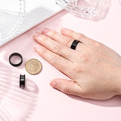 201 закрепка для кольца из нержавеющей стали с канавками&nbsp;STAS-TAC0001-10A-B