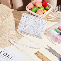 10 м полиэстеровая плетеная кружевная лента&nbsp;DIY-WH0491-45A