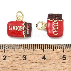 Латунь эмаль подвески&nbsp;KK-F933-10G