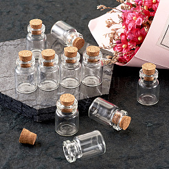 Мини милые маленькие стеклянные банки стеклянные бутылки&nbsp;AJEW-CW0001-01