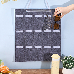 Фетровая подвесная сумка для хранения солнцезащитных очков&nbsp;AJEW-WH20006-67B