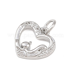 Латунные микро проложить кубического циркония подвески&nbsp;KK-P339-06P