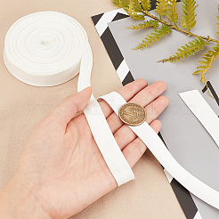 Тканевый шнур для замены молнии в женском свадебном платье&nbsp;SRIB-WH0007-08C