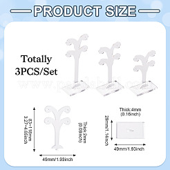 1 комплект акриловых сережек-башенок&nbsp;EDIS-TA0001-003C