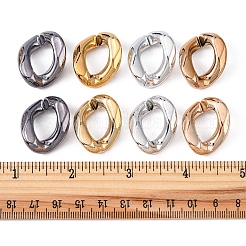 60шт 4 цвета УФ покрытие акриловые соединительные кольца&nbsp;FIND-FS0001-25