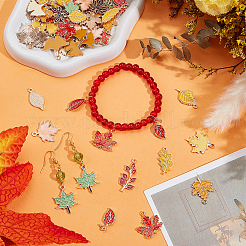 108 шт. 18 стиля подвески из сплава и эмали на тему Дня благодарения&nbsp;ENAM-SC0006-86