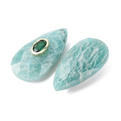 Природные подвески амазонит&nbsp;G-P586-01G-11