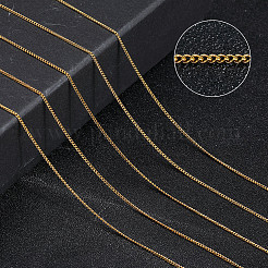 Набор для самостоятельного изготовления латунных цепочек-браслетов и ожерелий&nbsp;DIY-SP0001-11G