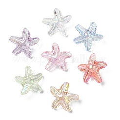 100 шт. Прозрачные акриловые бусины&nbsp;MACR-CJ0002-24