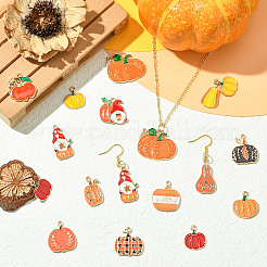80 шт. 20 стиля подвески из сплава и эмали на тему Дня благодарения&nbsp;ENAM-SC0006-85