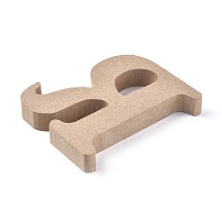 Письмо незаконченные кусочки дерева&nbsp;LS-DIY-WH0162-62R