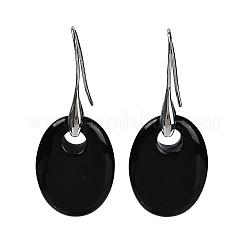 Натуральный & синтетический смешанный камень болтается серьги&nbsp;EJEW-C119-04P