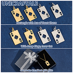 20 шт. подвески из нержавеющей стали 304 двух цветов&nbsp;STAS-UN0060-58