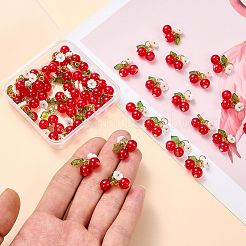 50шт стеклянные подвески&nbsp;PALLOY-SZ00001