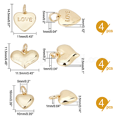 12шт 3 латунные подвески&nbsp;KK-FH0002-50
