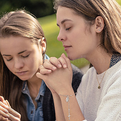 Сплав шарм браслеты&nbsp;BJEW-WH0014-108P