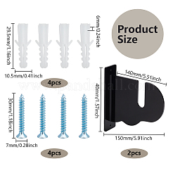 Акриловые настенные вешалки для скейтбординга&nbsp;ODIS-WH0061-78