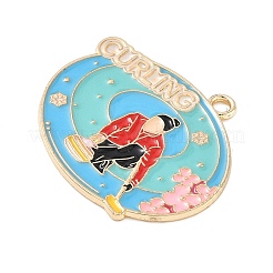 Подвески из спортивного сплава с эмалью&nbsp;ENAM-I074-01G-11