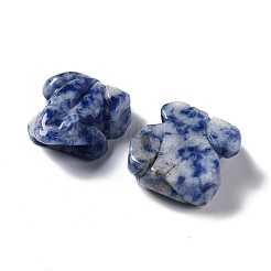 Лечебные фигурки лягушек из натуральной смеси драгоценных камней&nbsp;DJEW-Z005-03