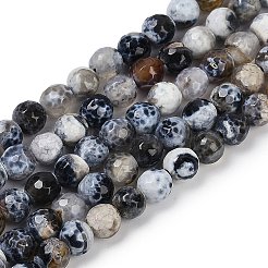 Природные пожары треск агат бисер нитей&nbsp;G-C082-A01-39