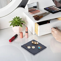 Подносы дисплея ювелирных изделий gesso&nbsp;EDIS-WH0021-44A