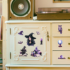 3 лист 3 стиля ПВХ водонепроницаемые декоративные наклейки&nbsp;DIY-WH0404-199