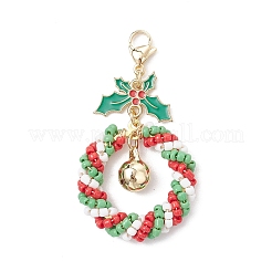 Венок харитмы подвеска из стеклянных бусинок украшения&nbsp;HJEW-TA00365