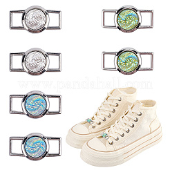 Подвески для шнурков из сплава и смолы&nbsp;FIND-CP0002-94B