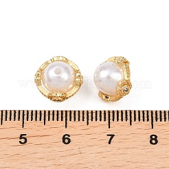 Латунные микро проложить кубического циркония бусы&nbsp;KK-C162-029G