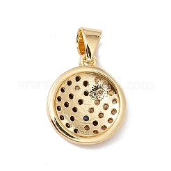 Шармы из латуни с микропаве из кубического циркония&nbsp;KK-G415-39G-01