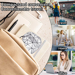 Квадратные сумки из искусственной кожи для хранения гигиенических салфеток на молнии&nbsp;ABAG-WH20009-10A