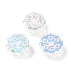 Прозрачные акриловые бусины с УФ-покрытием&nbsp;OACR-S145-12