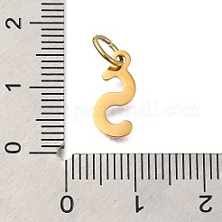 Ионное покрытие(ip) 304 нержавеющая сталь эмаль алфавит подвески&nbsp;STAS-F308-02G-S