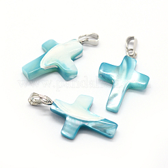 Подвески из раковины&nbsp;LS-SSHEL-E565-B-02P