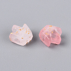 Матовые прозрачные акриловые бусины&nbsp;FACR-T009-01H