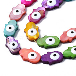 Нити бусин из натуральных пресноводных ракушек&nbsp;SHEL-S278-013